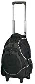 Black Fashionable School Backpack Bag on Wheels
