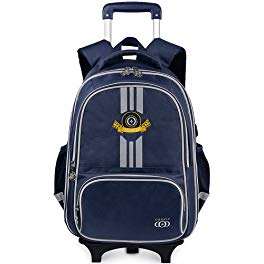 Rolling Backpack, School Backpack With Wheels, COOFIT Rolling Suitcase Luggage, Back To School Bookbag For Boys And Girl