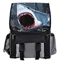 Great White Shark Bite School Backpack For Boys, Girls, Kids