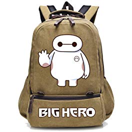 YOURNELO Unisex Big Hero Baymax School Backpack Bookbag