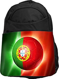 Rikki Knight UKBK Brazil World Cup 2014 Portugal Football Soccer Flag Tech BackPack - Padded for Laptops & Tablets Ideal for School or College Bag BackPack