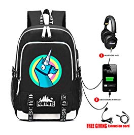 Fashion Fortnite Llama Printed School Backpack Bag