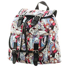 Disney Frozen Anna & Elsa Sublimated Knapsack Backpack