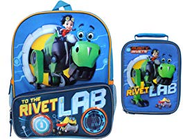 Rusty Rivets 14 inch Backpack and Matching Insulated Lunch Box