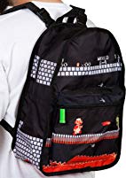 Official Super Mario Bros. Reversible Retro Pixelated Backpack